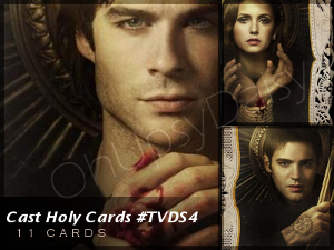 Cast Holy Cards